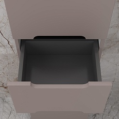 Style Line Шкаф пенал Матис 36 Plus тауп темный – фотография-5